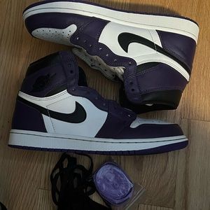 COPY - MEN COURT PURPLE ONES SIZE 9 CONDITION 9/10 ONE WORE TWICE